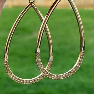 Elegant Gold‎ Teardrop Earrings new aw9